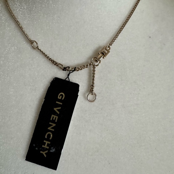 Givenchy Crystal Gold Tone Multi Pear Short Pendan Necklace - Picture 5 of 5